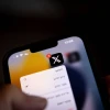 The X app displayed on Apple iOS. Photo by Chaim Goldberg/Flash90.