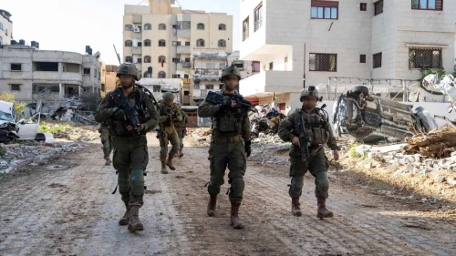 Israeli troops operating in the Gaza Strip, March 23, 2024. Credit: IDF.