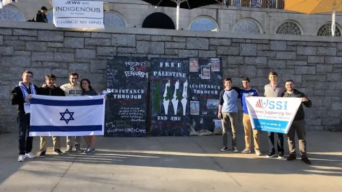 Students Supporting Israel chapter at Wake Forest University. Credit: Courtesy.