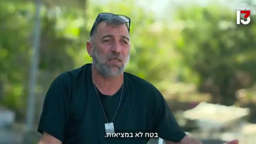 Oz Davidian made some 20 trips to rescue trapped victims at the Supernova music festival during the Hamas massacre on Oct. 7. Source: Screenshot.