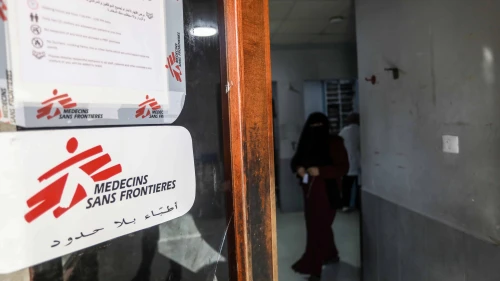 A Doctors Without Borders (MSF) clinic at the Nasser Medical Complex in Khan Younis, southern Gaza Strip, Jan. 15, 2026. Photo by Abed Rahim Khatib/Flash90.