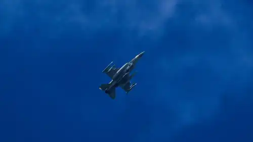 An IAF fighter jet returns after an airstrike in Southern Lebanon, March 10, 2024. Photo by Ayal Margolin/Flash90.