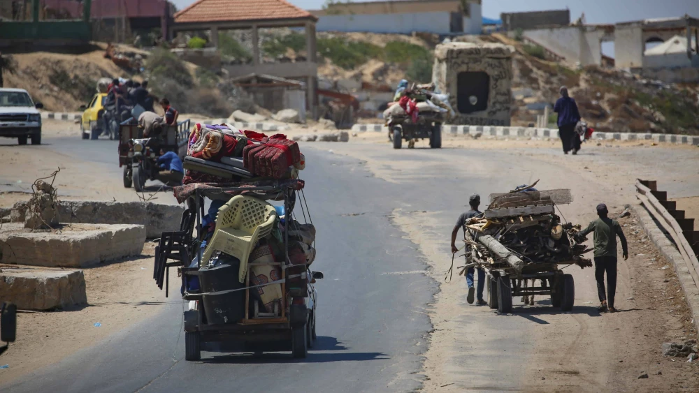 Gazans Flee