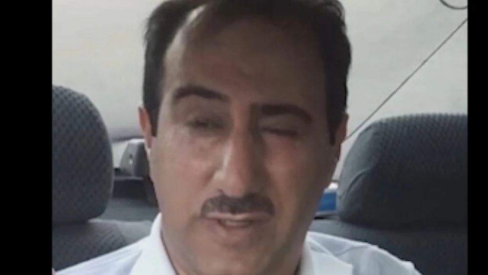 This picture, released along with what Israeli media claimed was an audio clip of excerpts from his interrogation in Iran, shows Mansour Rassouli, 52, of Iran, who was reportedly part of an Iranian plot to assassinate an Israeli diplomat in Turkey, along with a U.S. general in Germany and a journalist in France. Source: Twitter.