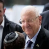 Israeli President Reuven Rivlin at a memorial ceremony for the late Israeli President Shimon Peres at the Mount Herzl cemetery in Jerusalem on Sept. 19, 2019. Photo by Yonatan Sindel/Flash90.