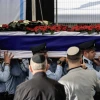 The funeral of Master Sgt. Ran Gvili, whose body was held by Hamas in Gaza for 843 days. Meitar, southern Israel, Jan. 28, 2026. Photo by Tsafrir Abayov/Flash90. 7