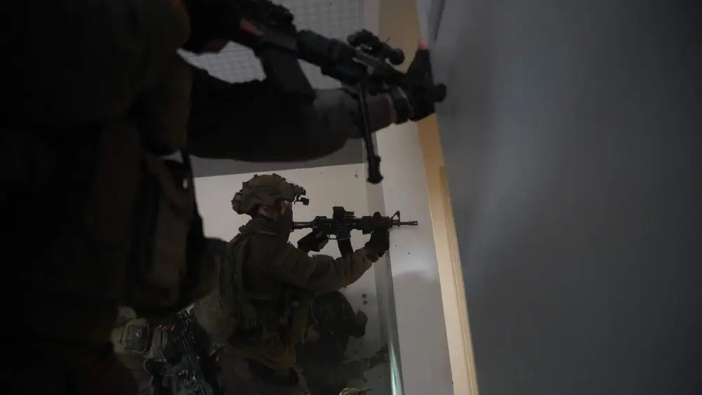 Israeli troops operating in the Hamas-ruled Gaza Strip, Nov. 20, 2023. Credit: IDF.