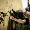 Palestinian terrorists parade in the Jenin camp in Samaria, June 19, 2022. Photo by Nasser Ishtayeh/Flash90.