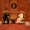 Prime Minister Benjamin Netanyahu with Sultan Qaboos bin Said in Oman, October 2018. Credit: Benjamin Netanyahu via Twitter.