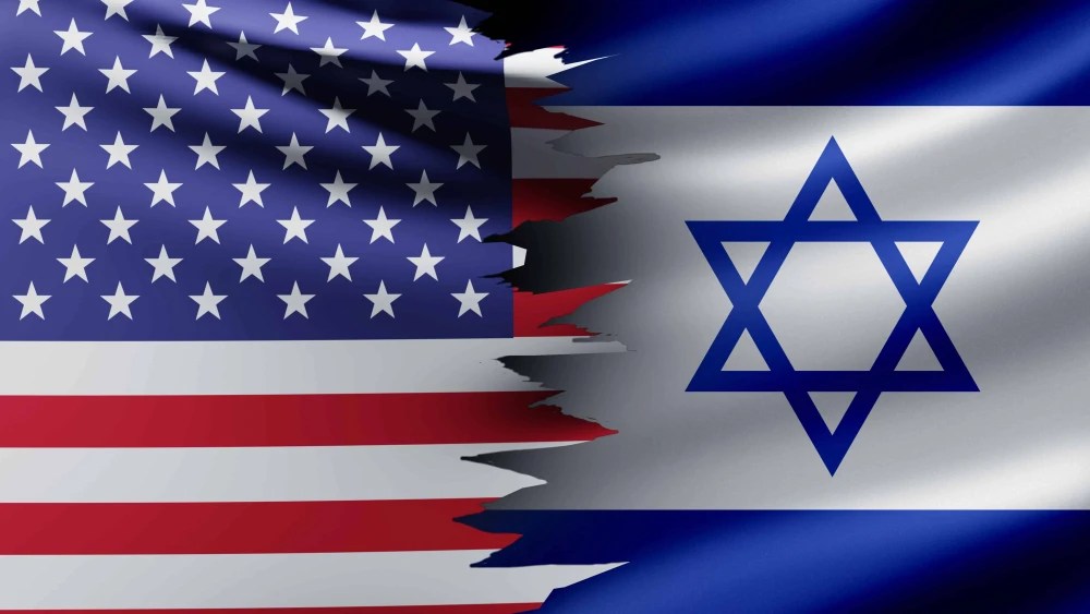 Israeli and American Flags