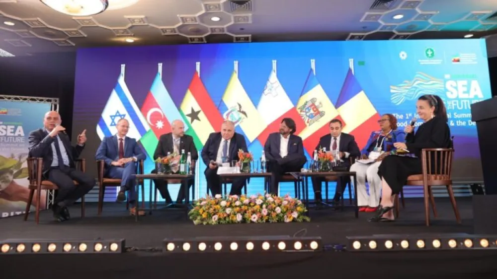 A panel at the International Conference on Food from the Sea and the Desert, October 2022. Photo by Rotem Lahav.