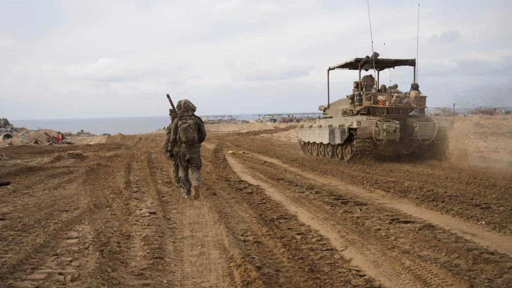Israeli soldiers during ground operations in the Gaza Strip, Dec. 24, 2023. Credit: IDF.