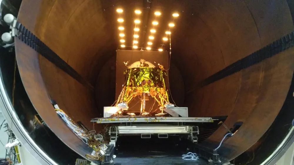 Israel will send a time capsule along with an Israeli spacecraft on the Jewish state’s first mission to the moon, expected to launch on Feb. 21, 2019. Photo by Yoav Weiss.