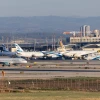 Airplanes are seen at Ben Gurion Airport near Tel Aviv, May 24, 2026. Photo by Yossi Aloni/Flash90.