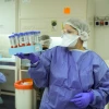 Technicians carry out a diagnostic test for coronavirus in a lab in Tel Aviv, on June 9, 2020. Photo by Yossi Zeliger/Flash90.