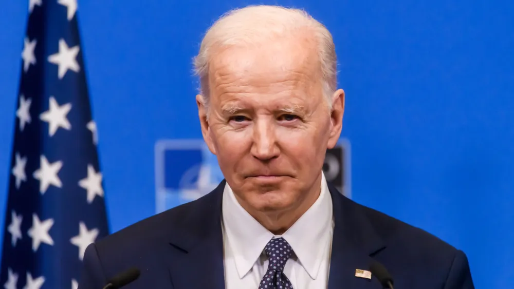 U.S. President Joe Biden at a NATO summit in Brussels on March 24, 2022. Photo by Gints Ivuskans/Shutterstock.