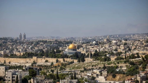 A view of the Dome of the Rock in Jerusalem's Old City and the surrounding area, on Aug. 10, 2023. Photo by Yonatan Sindel/Flash90.