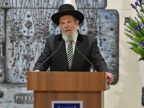 Israeli Ashkenazi Chief Rabbi Kalman Ber. Credit: Courtesy.