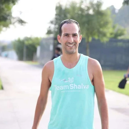 Col. (res.) Uri Levi will lead Team Shalva's 130-member squad competing in the New York City Marathon. Photo by Or Gefen/TPS.