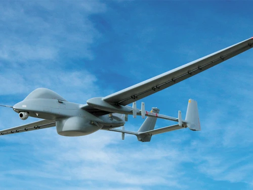 A Heron medium-altitude, long-endurance unmanned aerial system (UAS) for strategic and tactical missions. Credit: Israel Aerospace Industries.