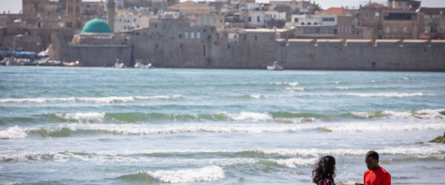 Akko in northern Israel, April 3, 2021. Photo by Nati Shohat/Flash90.