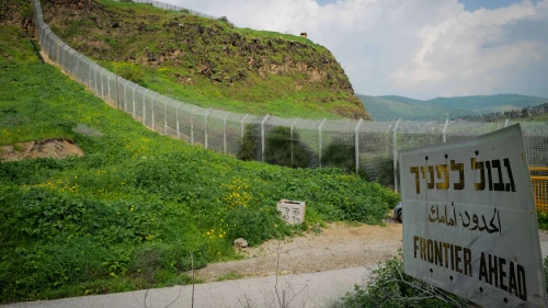 Border Fence, Israel, Syria, Jordan