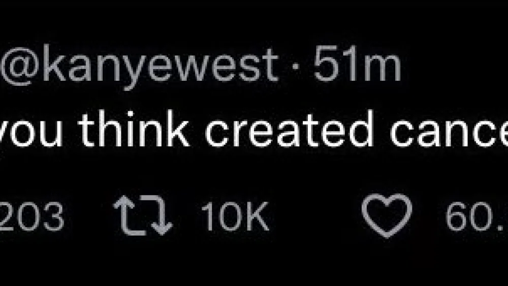 Tweets by Ye On Oct. 9, 2022 where he asked, “Who you think created cancel culture?” Many believe this was a reference to Jews. Source: Twitter.
