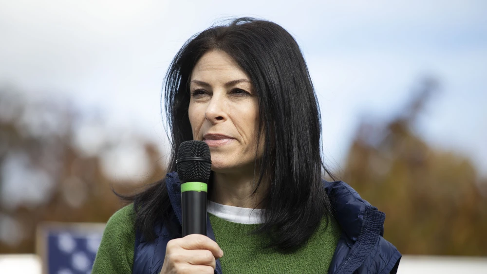 Michigan Attorney General Dana Nessel speaks at a campaign rally in East Lansing on Oct. 16, 2022. Photo by Bill Pugliano/Getty Images.