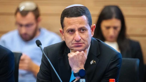 Knesset member Ohad Tal attends a committee meeting at the parliament in Jerusalem on Dec. 6, 2022. Photo by Olivier Fitoussi/Flash90.