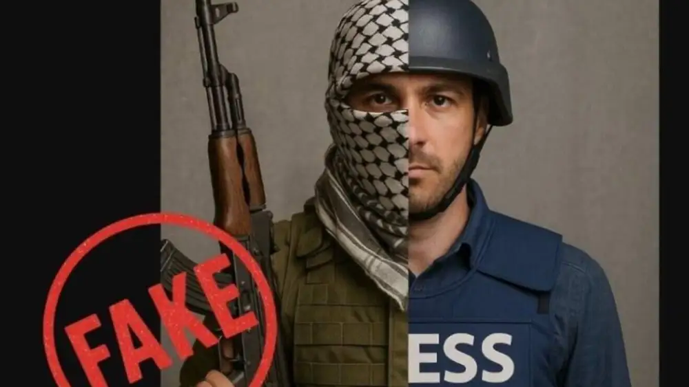 The Diaspora Affairs Ministry's Media Watch site revealed that dozens of "journalists" killed by Israel were in fact terrorists. Credit: Amichai Chikli/X.