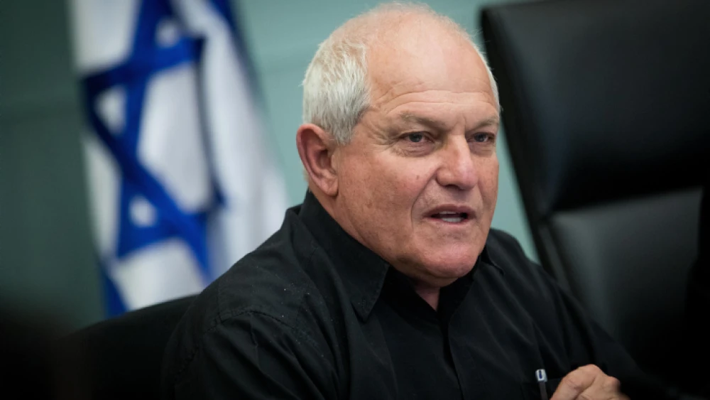 Israeli Welfare Minister Haim Katz during a finance committee meeting in the Knesset on March 5, 2018. Photo by Yonatan Sindel/Flash90.