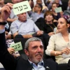 Rafi Peretz, Israel's education minister and leader of the Jewish Home Party, votes on the list of candidates for the upcoming elections at a gathering of the party in Ramat Gan, June 19, 2019. Photo by Yehuda Haim/Flash90.