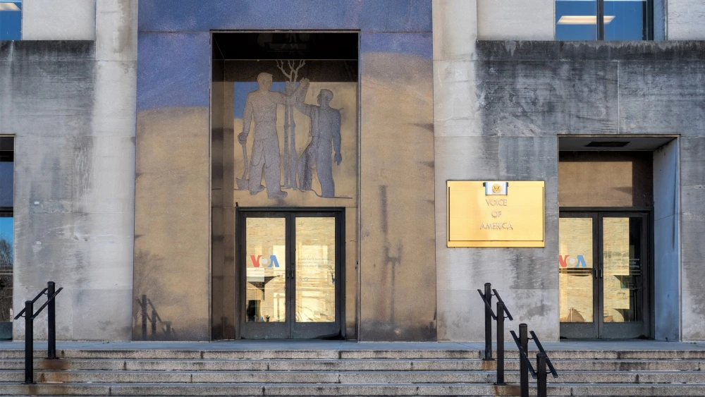 The Voice of America building in Washington, D.C., March 1, 2020. Credit: Wikimedia Commons.