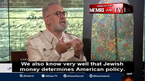 Bahadır Yenişehirlioğlu, a Turkish actor who played the lead role in an anti-Semitic Turkish TV series, during an interview with TRT Arabic TV on Aug. 25, 2019. (MEMRI)