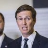 Jared Kushner delivers a statement to the media alongside U.S. Middle East Envoy Steve Witkoff and U.S. Vice President JD Vance, near Kiryat Gat, on Oct. 21, 2025. Photo by Chaim Goldberg/Flash90.