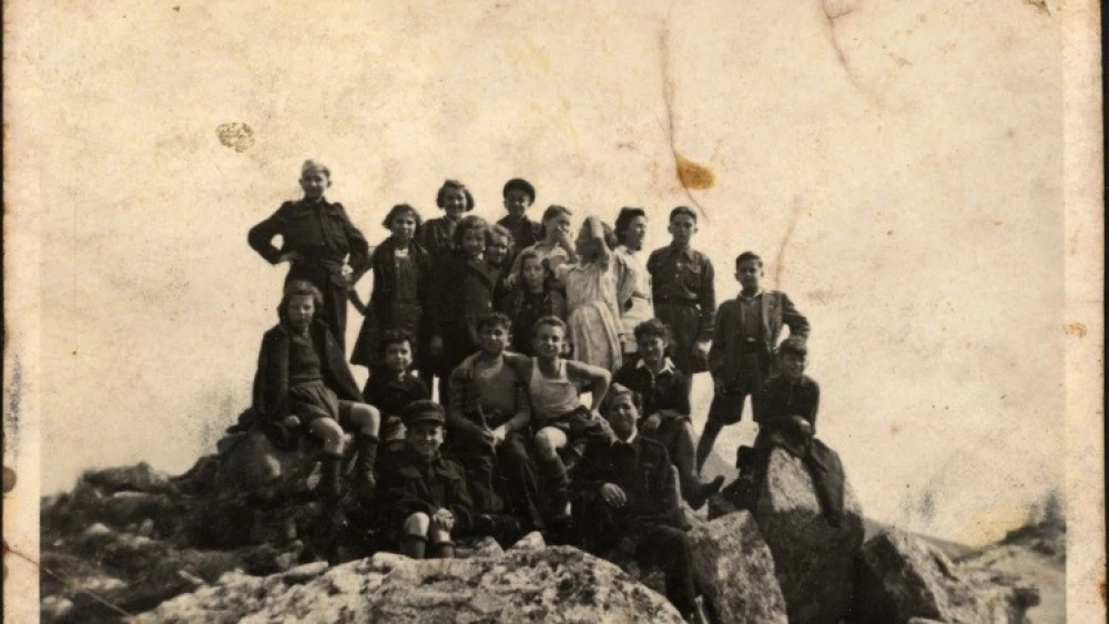 The children at the home in Zakopane, Poland, 1945. Credit: Yad Vashem.