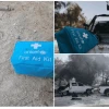 UNICEF first-aid kits used by Hamas in the terror group's Oct. 7 massacre. Credit: NGO Monitor.