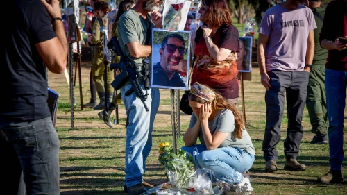 People visit the site of the Supernova music festival massacre near Kibbutz Re'im, Nov. 30, 2023. Photo by Avshalom Sassoni/Flash90.