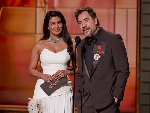 Priyanka Chopra Jonas and Javier Bardem