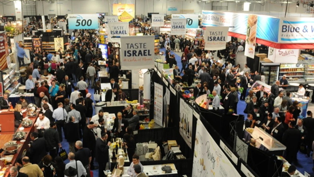 The exhibition hall at Kosherfest 2012 in Secaucus, NJ. Credit: Levy/The Eelpond Photo Group.