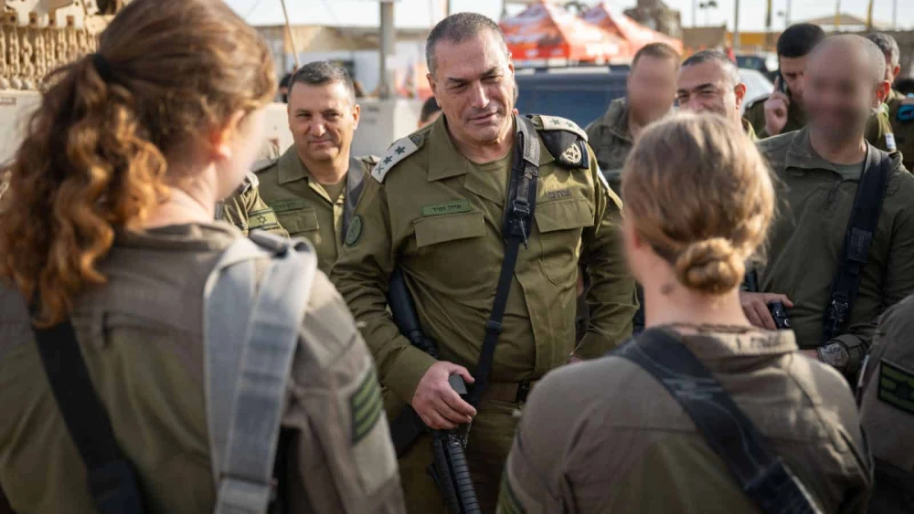 IDF Chief of Staff Lt. Gen. Eyal Zamir visited on Dec. 3, 2025, the 80th Regional Division near the city of Eilat to hold a situational assessment about the threats in he region. Credit: IDF.