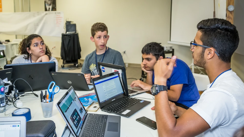 Participants at the 2018 IAC Eitanim Summer Hackathon, which took place from June 30-July 5 in Los Angeles. Credit: Israeli-American Council.