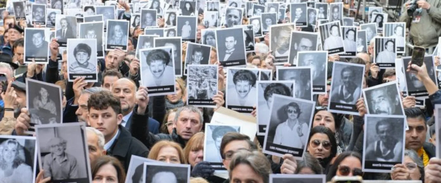 Acto conmemorativo del atentado en la AMIA.