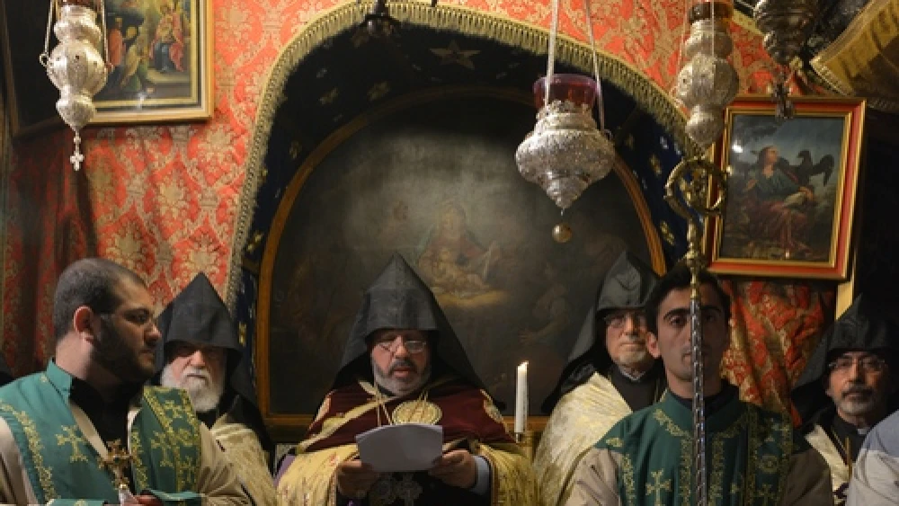 Armenian Christmas in Bethlehem. Credit: Shan't Nalbandian.