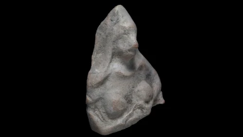 The biblical-era pottery figurine found by an 11-year-old Israeli boy on a family trip to the Negev. Credit: Yevgeny Ostrovsky/Israel Antiquities Authority.