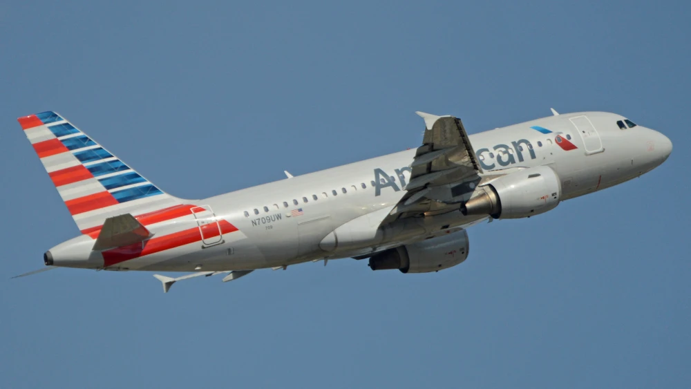 An American Airlines plane. Photo by Alan Wilson via Wikimedia Commons.