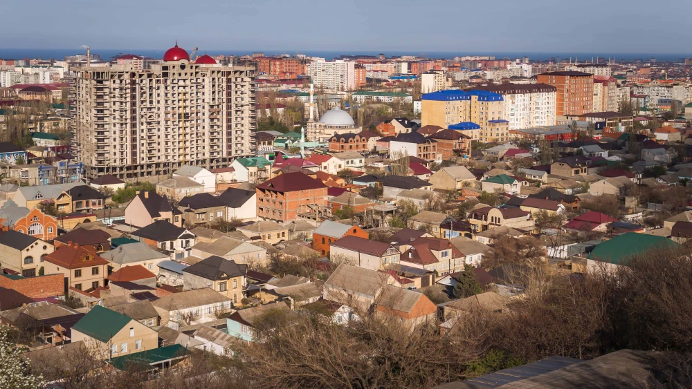 The city of Makhachkala in Russia's Muslim-majority Dagestan Republic, April 14, 2022. Credit: Alexander Novikov/Wikimedia Commons.