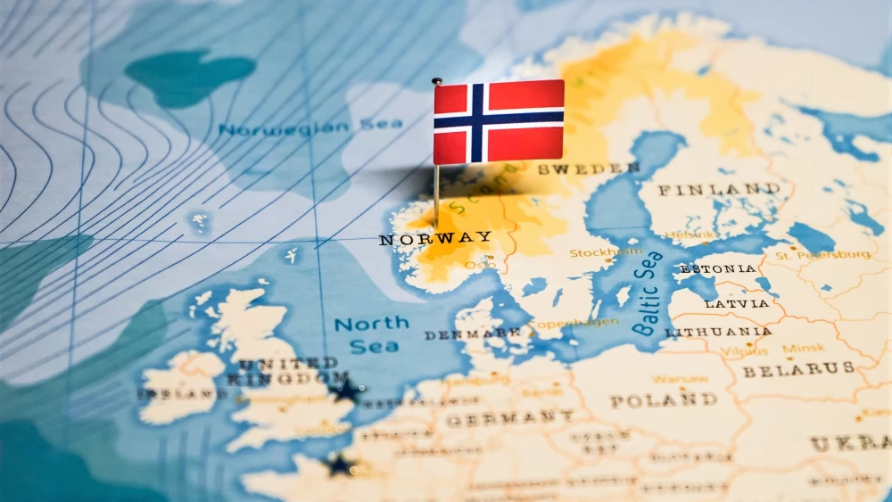 Map of Norway. Credit: hyotographics/Shutterstock.