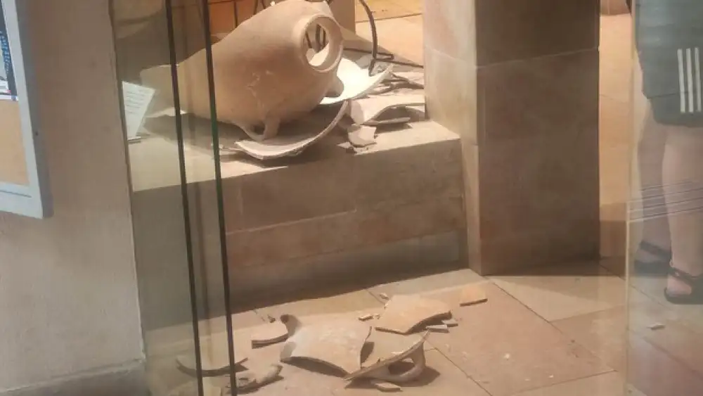 The smashed jug. Credit: Courtesy.