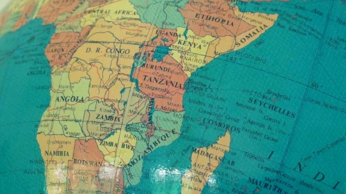 Tanzania on Map
